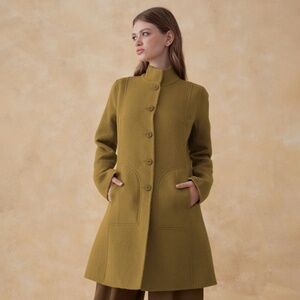 REVERSIBLE BABY ALPACA COAT - SOL ALPACA